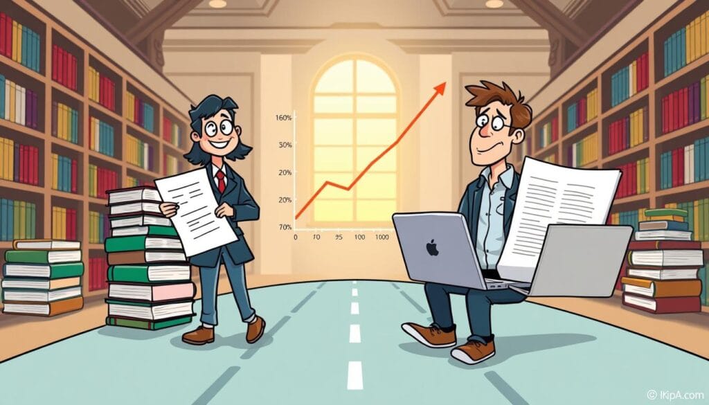 Traditional vs self-publishing royalty comparison