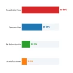 Progress Bar chart: Conference Budget Template Excel Download