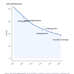Line chart: Overcoming Writers Block On Academic Books 10 Proven Methods