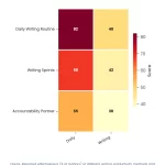 Heatmap chart showing what publishers look for in methodology books by NeuCitePress