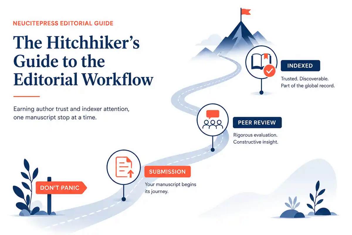 The Hitchhiker's Guide to the Editorial Workflow: How to Earn Author Trust and Indexer Attention 1 The hitchhiker’s guide to the editorial workflow from submission to indexed publication