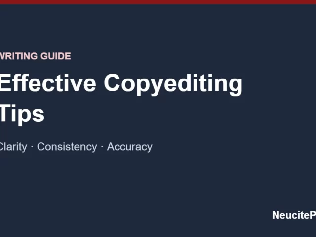 Effective Copyediting Tips to Boost Your Writing